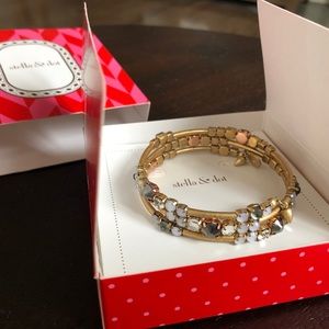 Isabelle wrap gold bracelet